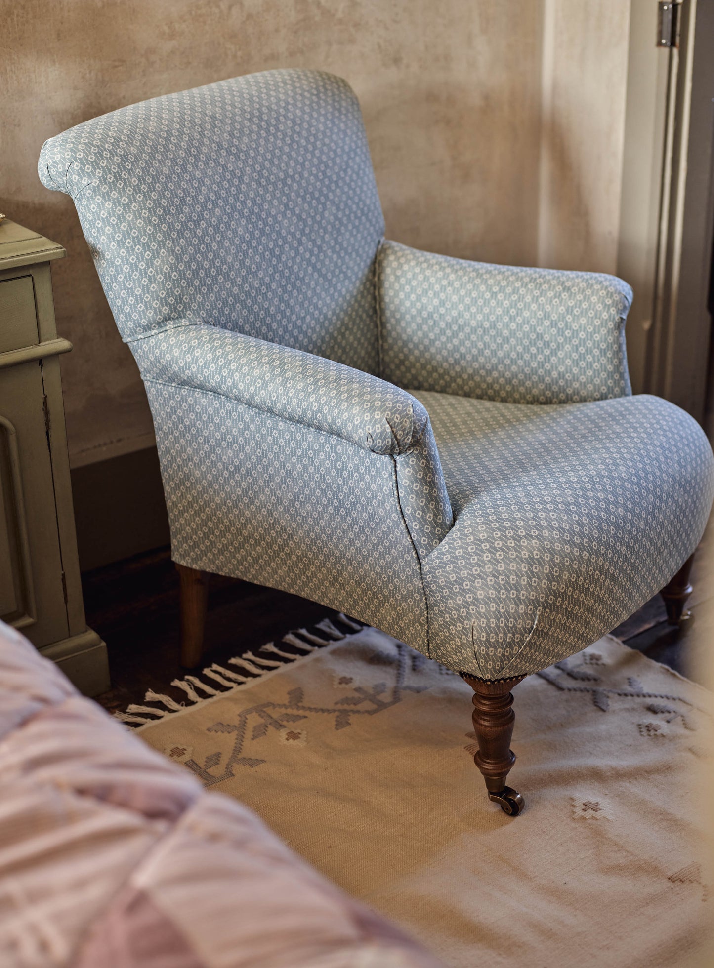 Fotoliu Finley, Ditsy Blue