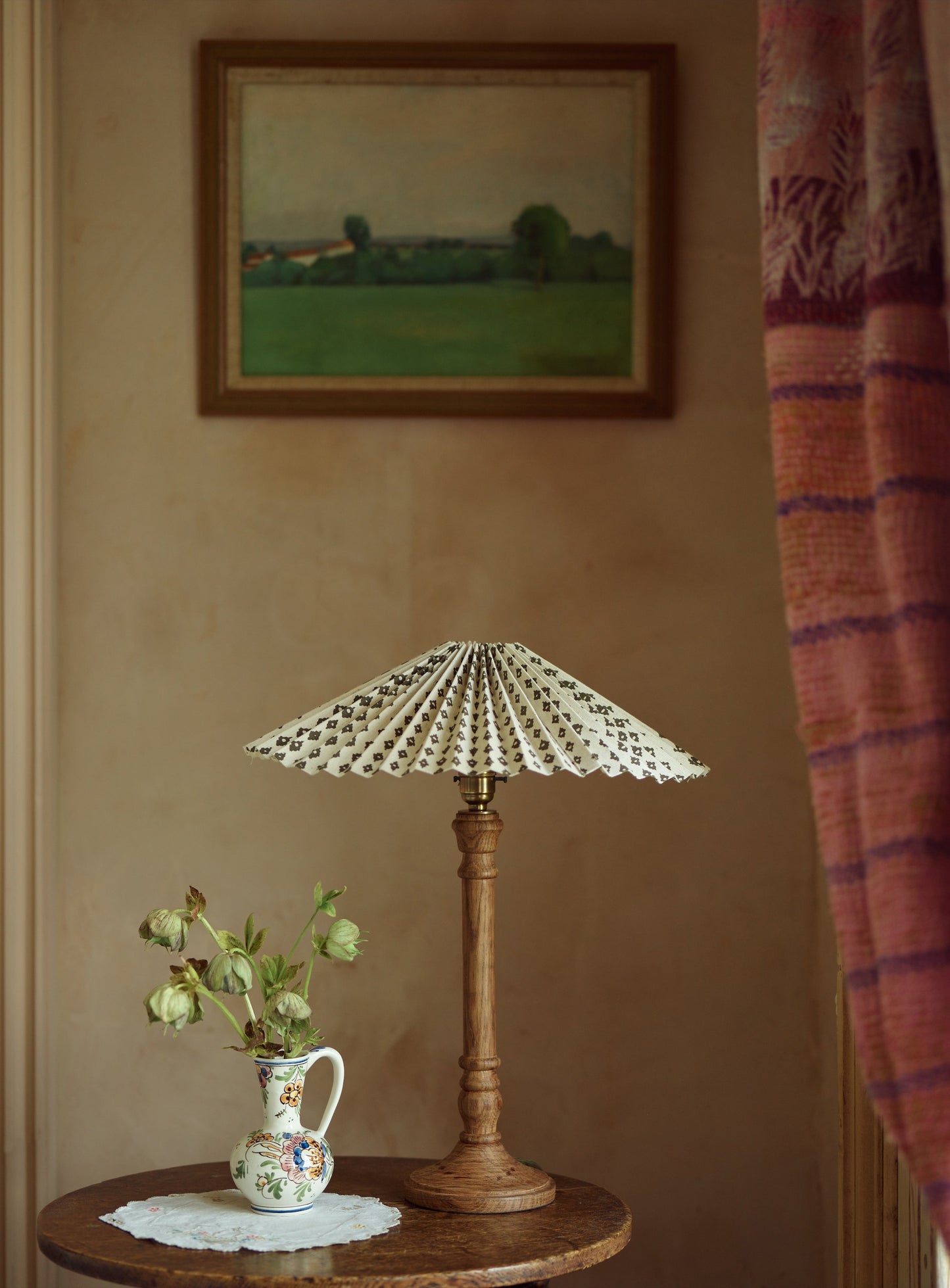 Lampă de masă Edwin stejar, uleiat ușor