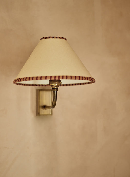 Lampă de perete Irving, alamă antică