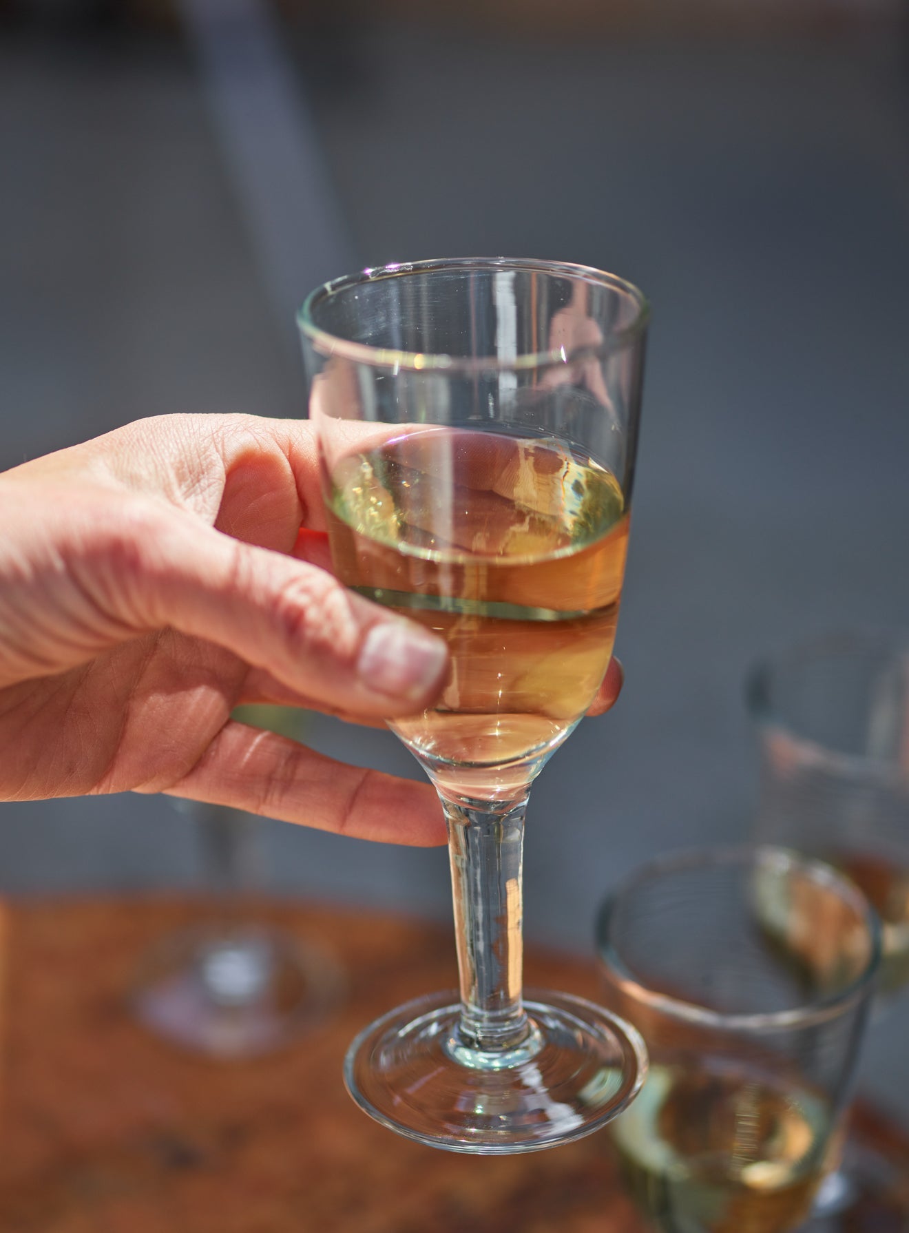 Pahare de vin reciclate Abel, set de patru