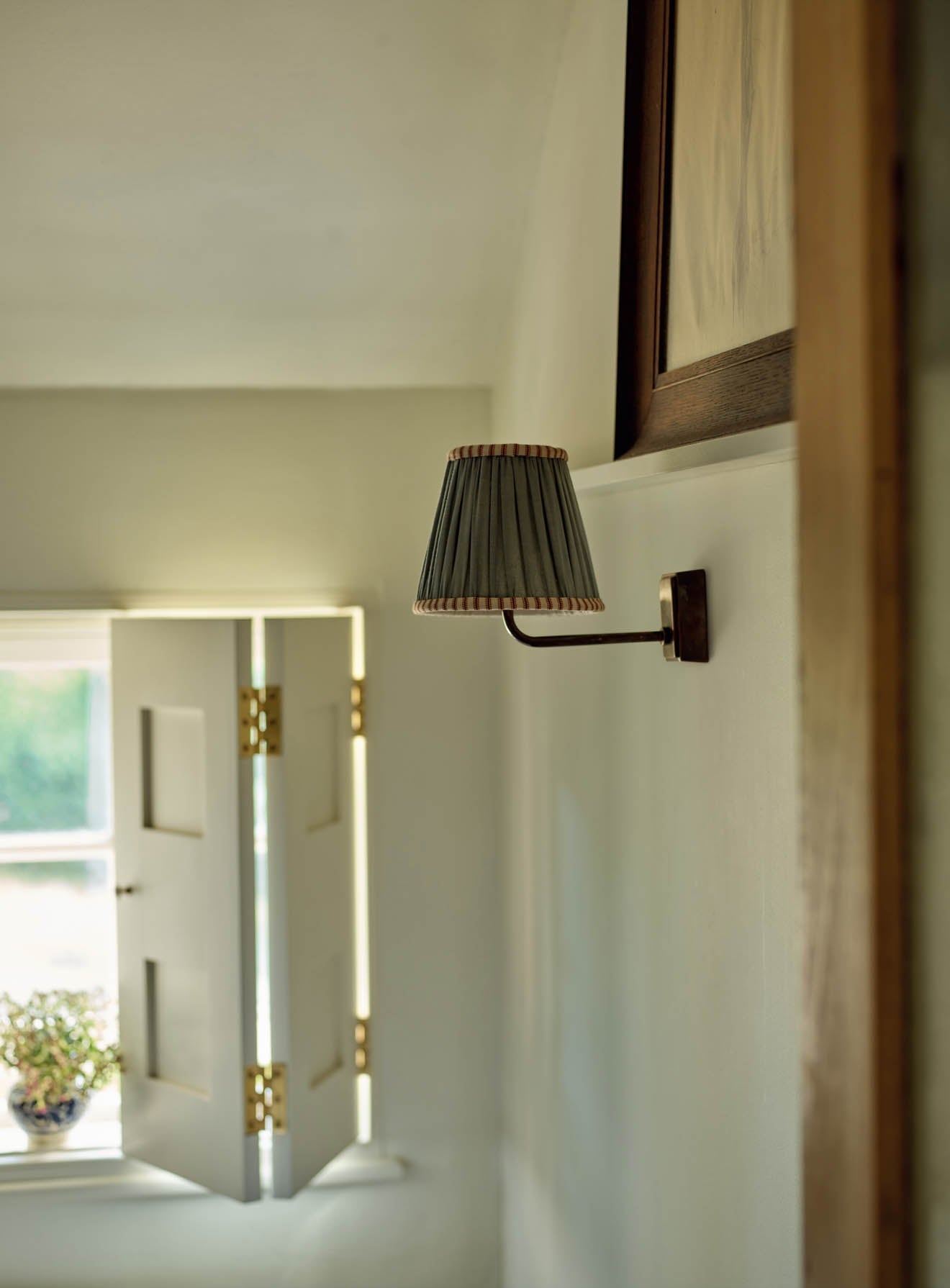 Lampă de perete de baie Irving, bronz învechit