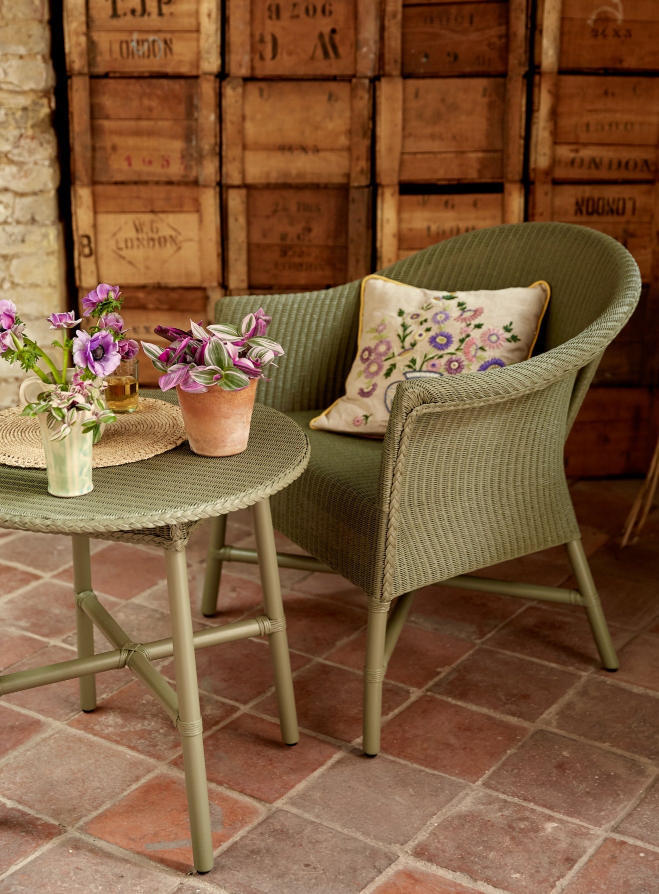 Masa laterala Ledbury Lloyd Loom